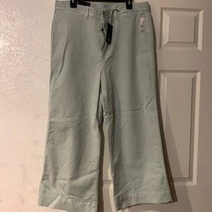 High Rise Wide Leg Crop